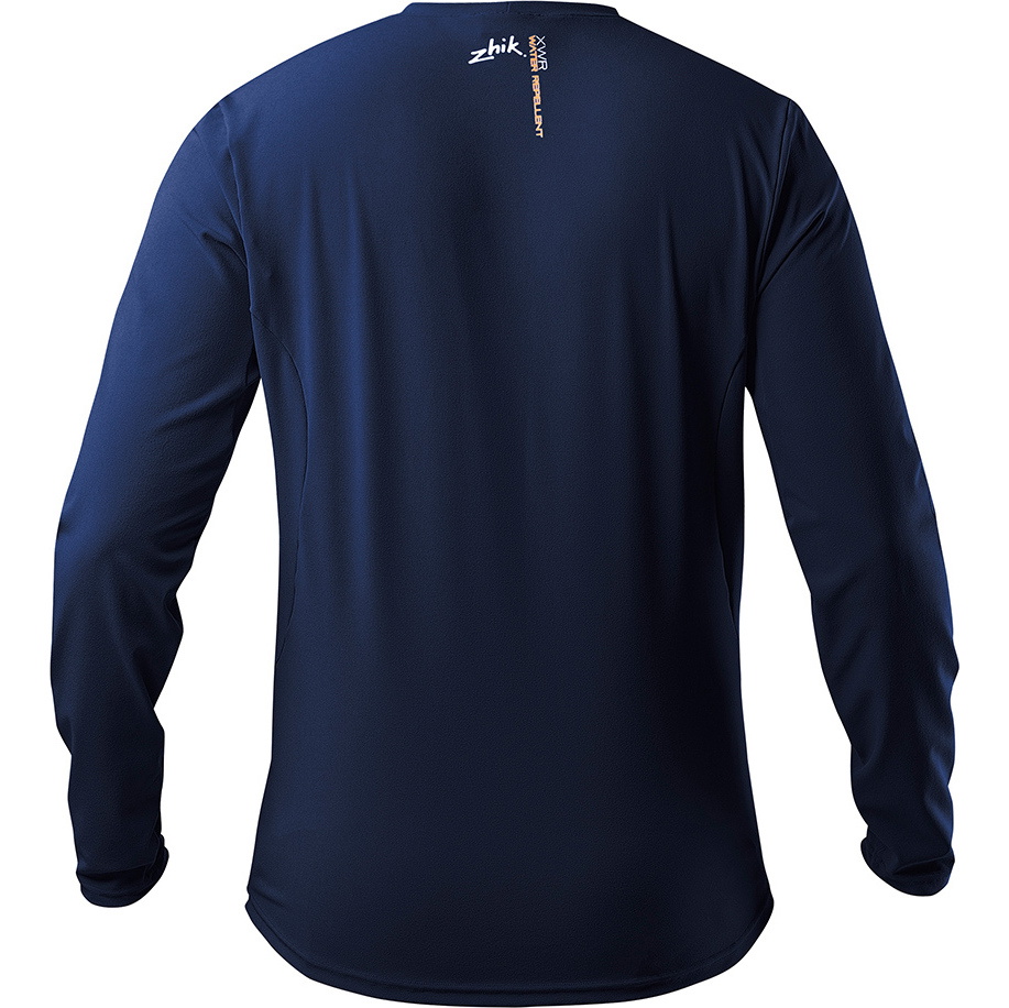 2026 Zhik Mens XWR Water Repellent Long Sleeve T-Shirt ATE0093 Steel Blue
